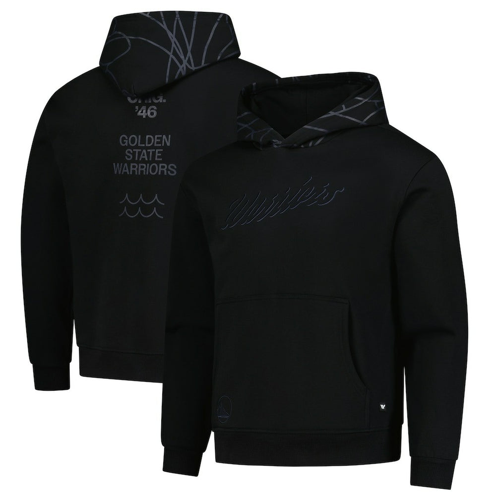 NBA - Golden State Warriors The Wild Collective Unisex Blackout Hoodie