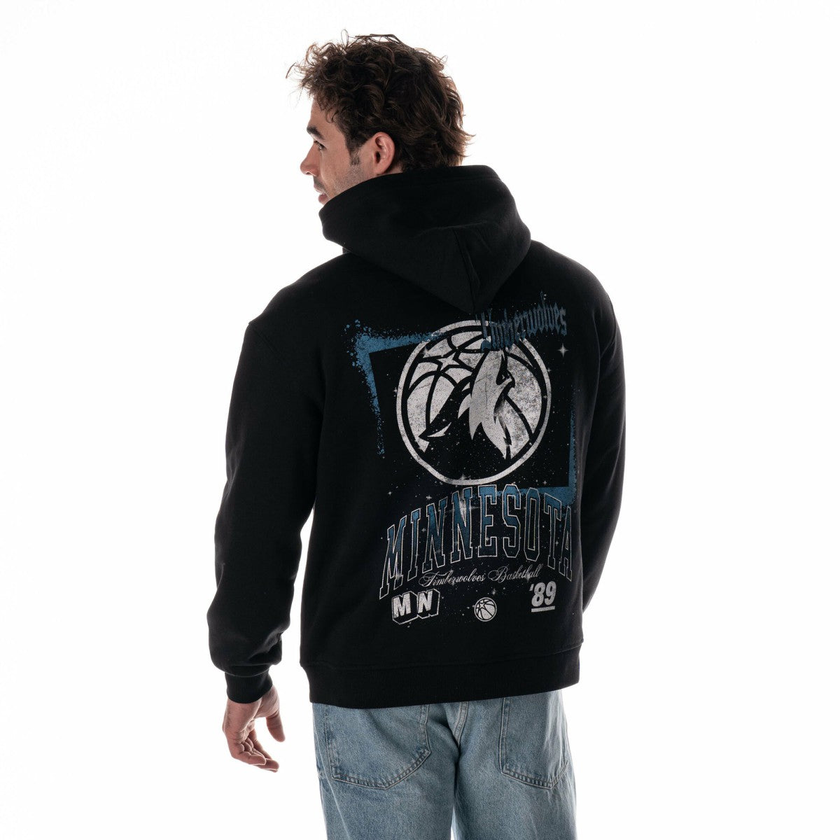 NBA - Minnesota Timberwolves The Wild Collective Unisex Splatter Premium Hoodie - Black