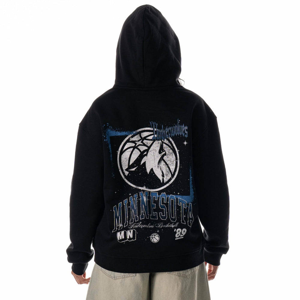 NBA - Minnesota Timberwolves The Wild Collective Unisex Splatter Premium Hoodie - Black