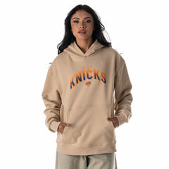 NBA - New York Knicks The Wild Collective Unisex Mantra Premium Hoodie - Tan