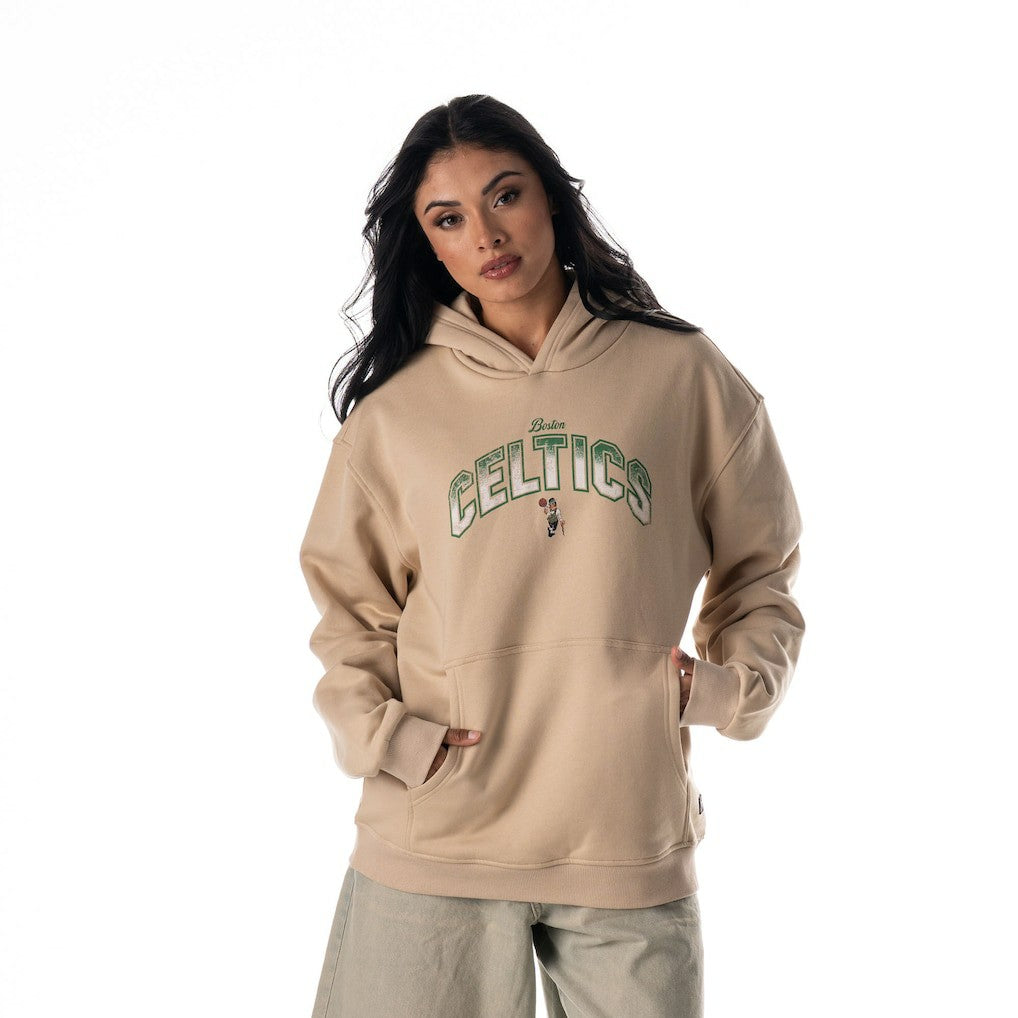 NBA - Boston Celtics The Wild Collective Unisex Mantra Premium Hoodie - Tan