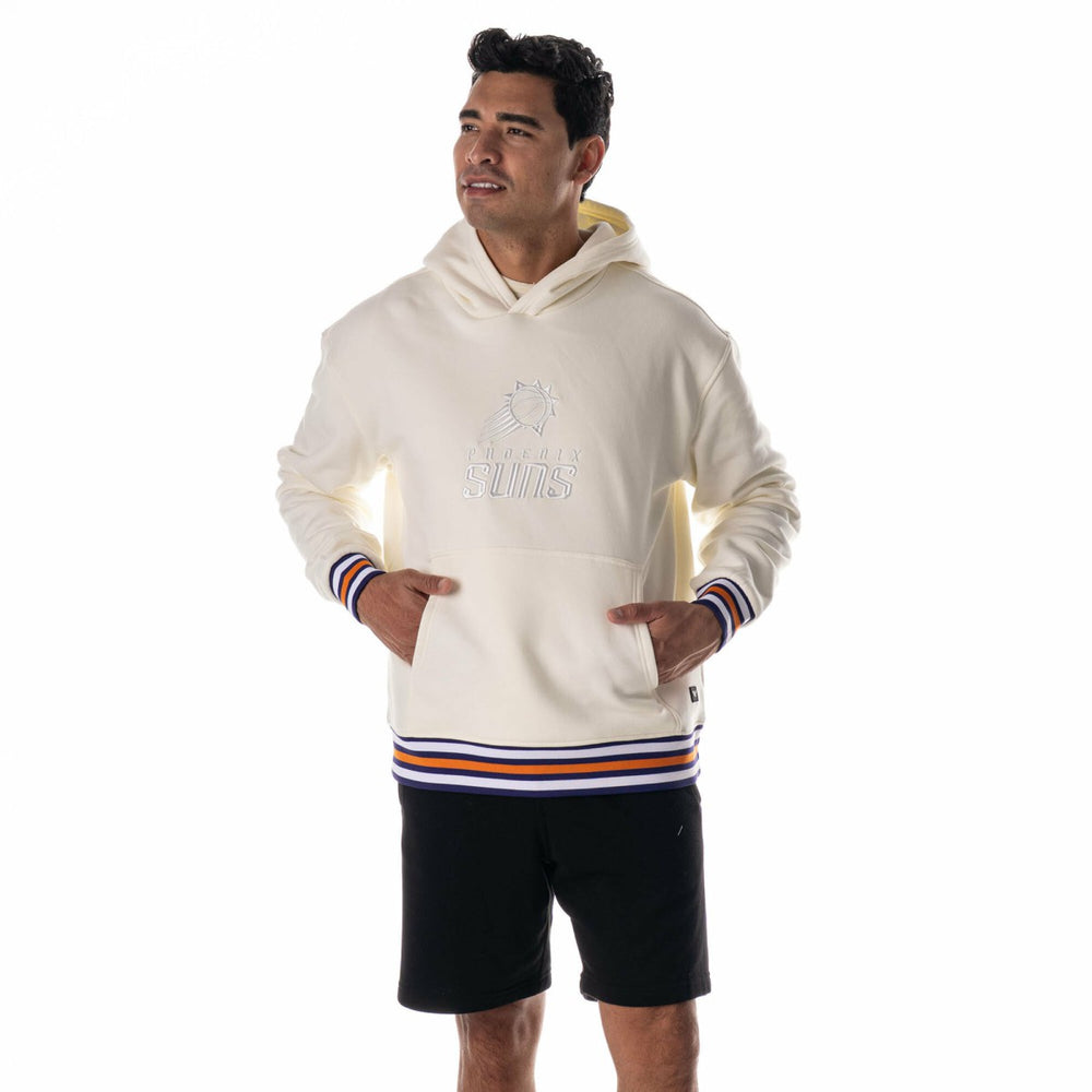 NBA - Phoenix Suns The Wild Collective Unisex 2025/26 City Edition Custom Rib Tonal Premium Hoodie - White