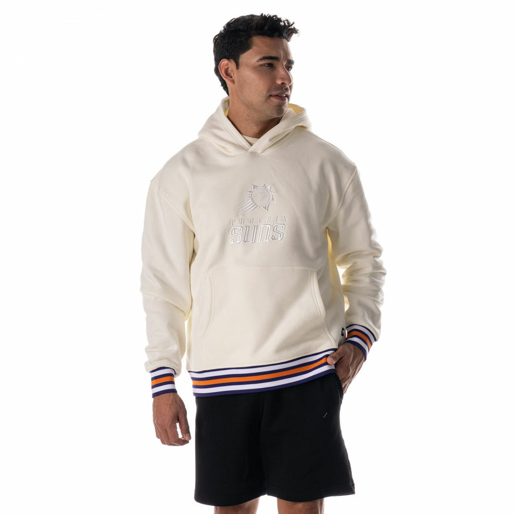 NBA - Phoenix Suns The Wild Collective Unisex 2025/26 City Edition Custom Rib Tonal Premium Hoodie - White