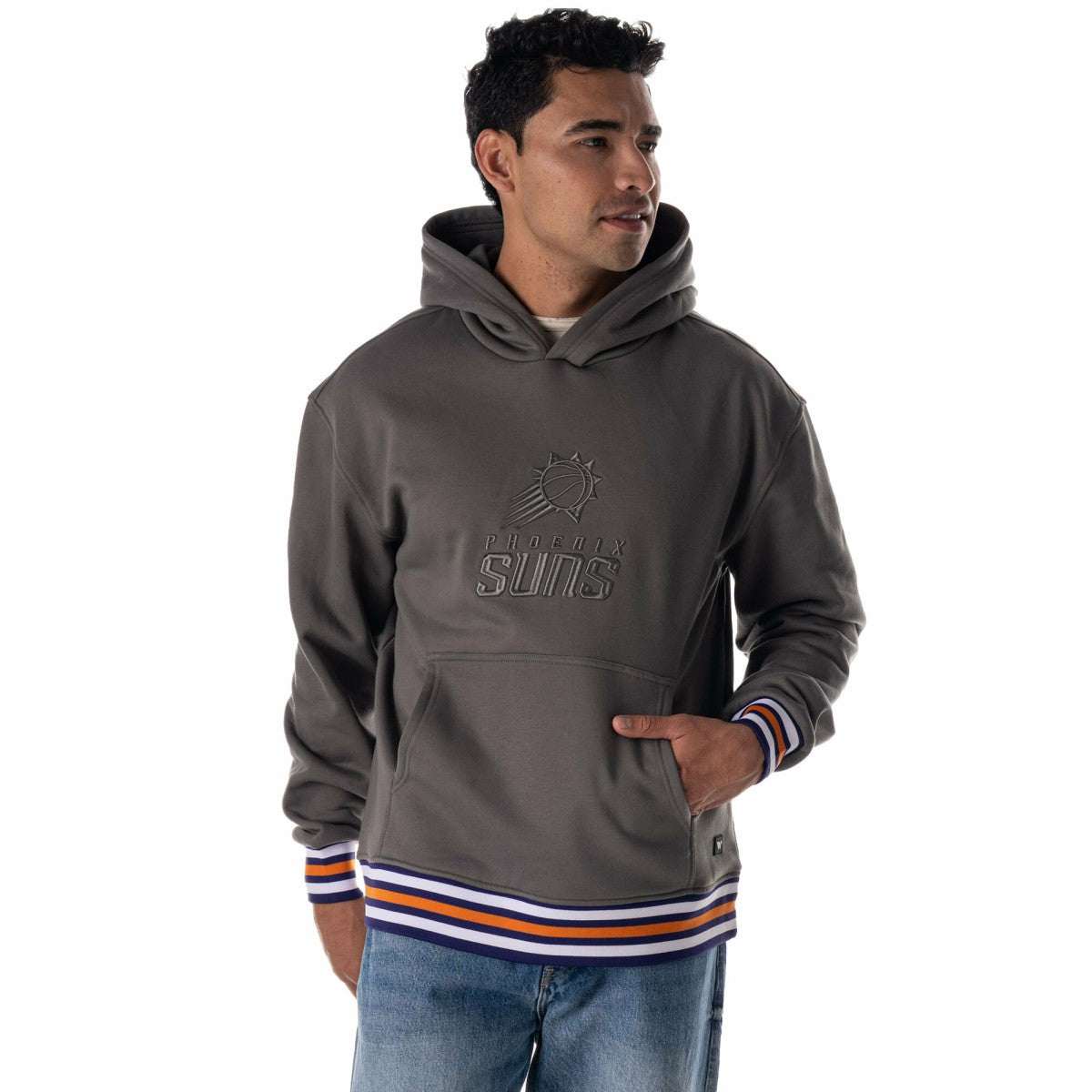 NBA - Phoenix Suns The Wild Collective Unisex 2025/26 City Edition Custom Rib Tonal Premium Hoodie - Charcoal