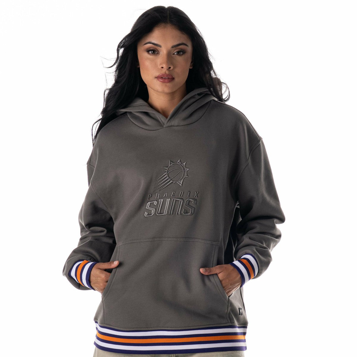 NBA - Phoenix Suns The Wild Collective Unisex 2025/26 City Edition Custom Rib Tonal Premium Hoodie - Charcoal