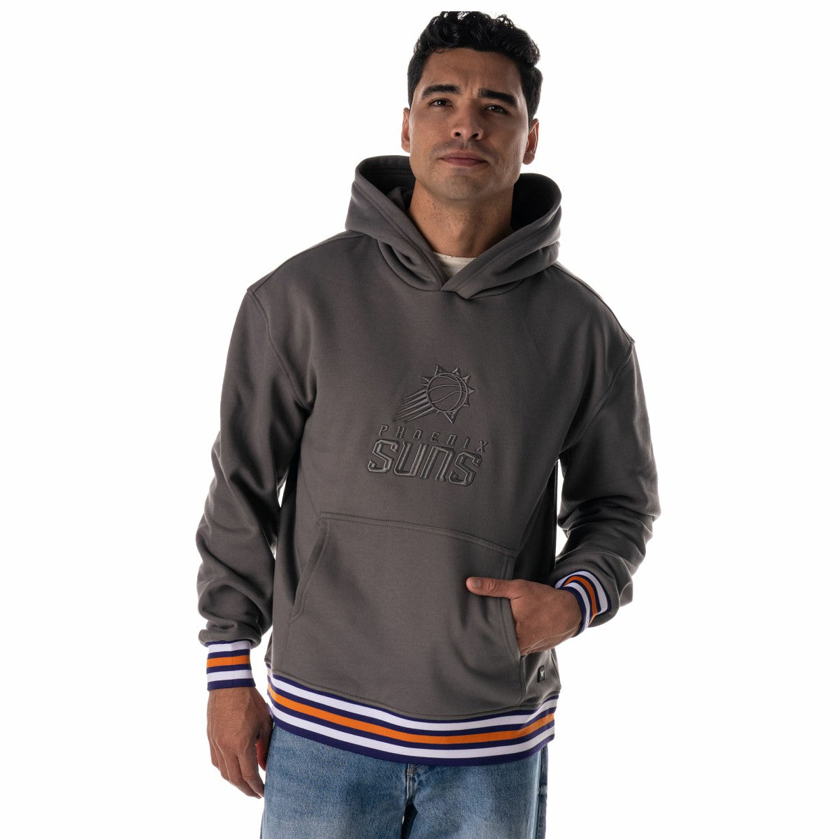 NBA - Phoenix Suns The Wild Collective Unisex 2025/26 City Edition Custom Rib Tonal Premium Hoodie - Charcoal