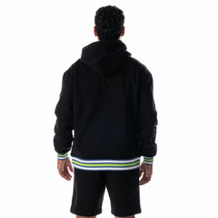 NBA - Minnesota Timberwolves The Wild Collective Unisex Custom Rib Tonal Premium Hoodie - Black