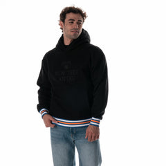 NBA - New York Knicks The Wild Collective Unisex Custom Rib Tonal Premium Hoodie - Black