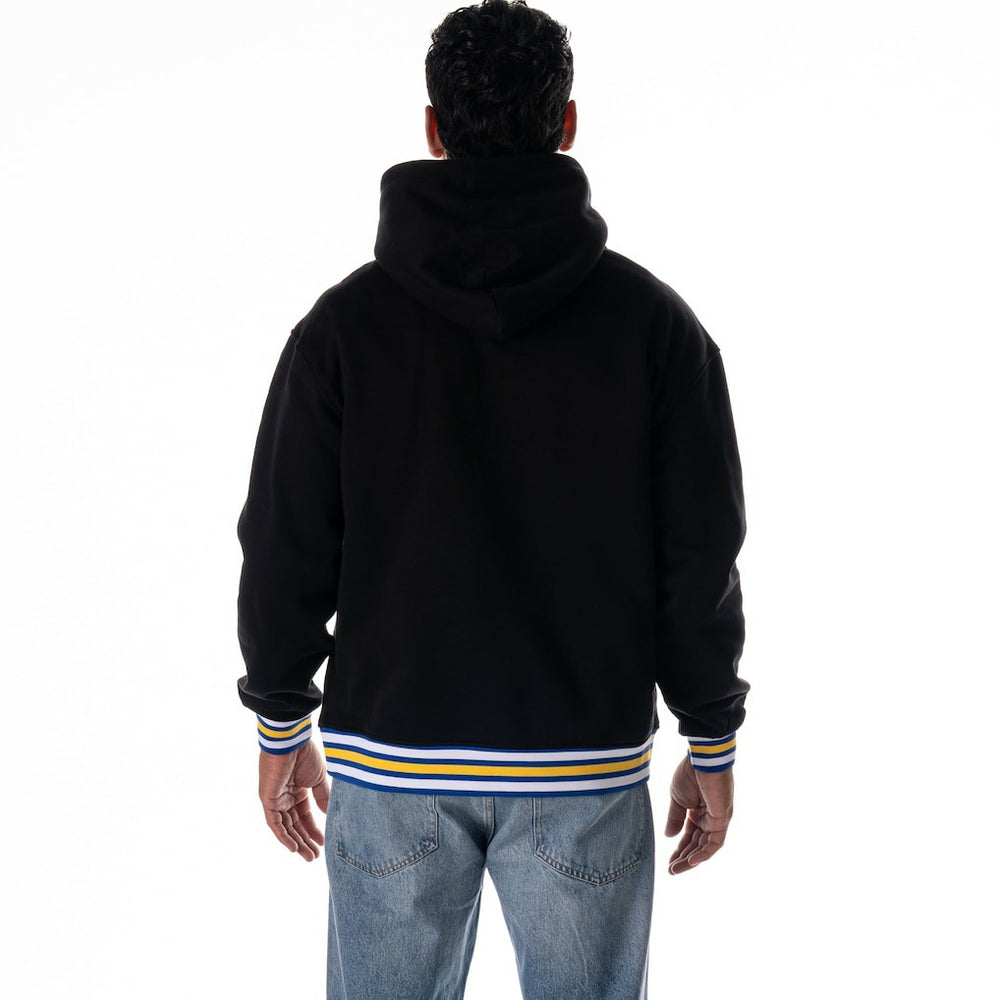 NBA - Golden State Warriors The Wild Collective Unisex Custom Rib Tonal Premium Hoodie - Black