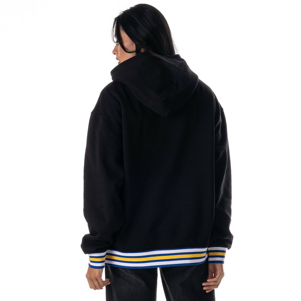 NBA - Golden State Warriors The Wild Collective Unisex Custom Rib Tonal Premium Hoodie - Black