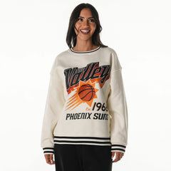 NBA - Phoenix Suns The Wild Collective Unisex 2025/26 City Edition Oversize Vintage French Terry Sweatshirt - White