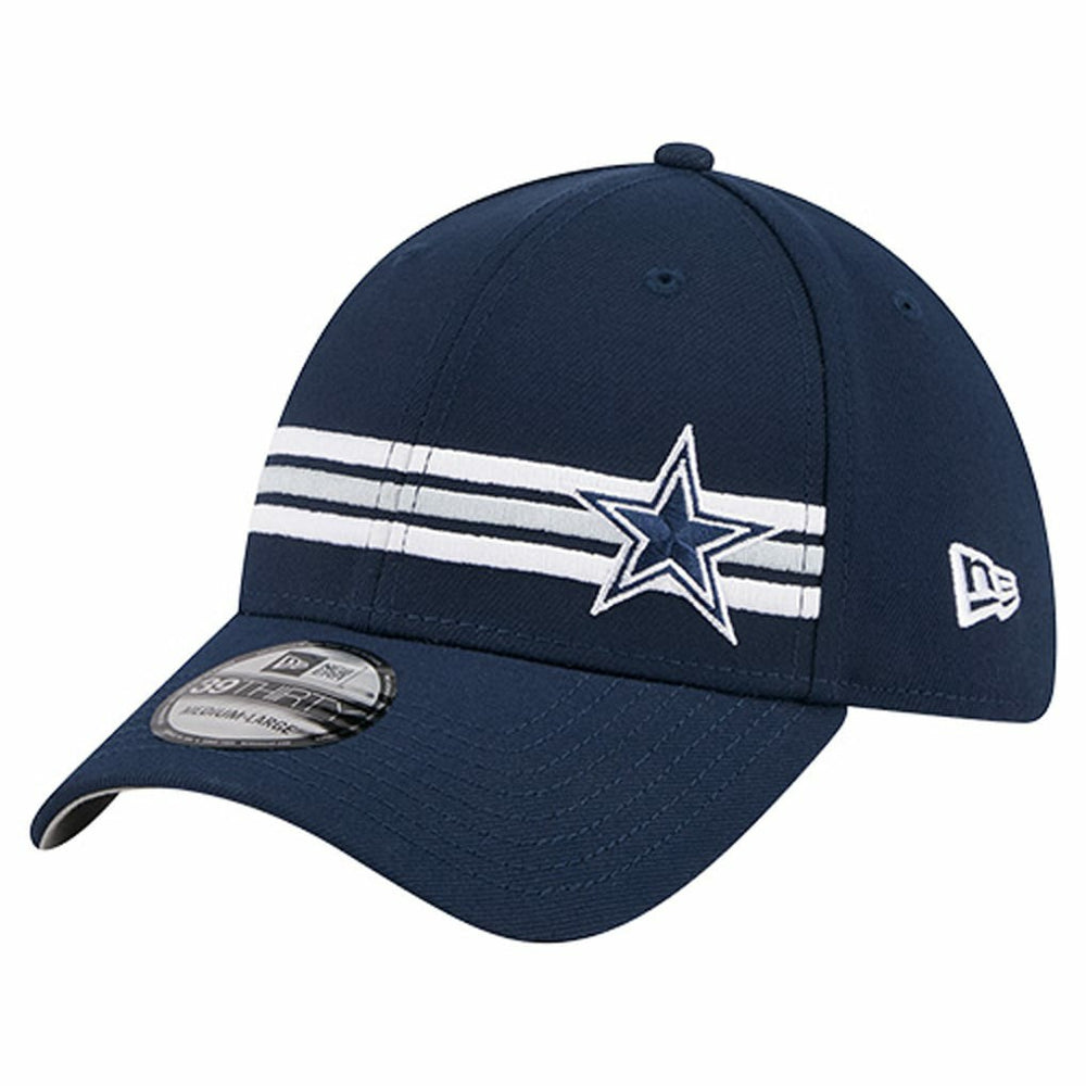 Dallas Cowboys New Era Stripes 39THIRTY Flex Hat Navy - NFL