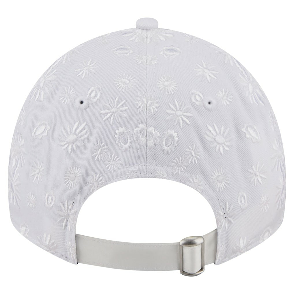 Dallas Cowboys New Era Women's Floral 9TWENTY Adjustable Hat White - NFL