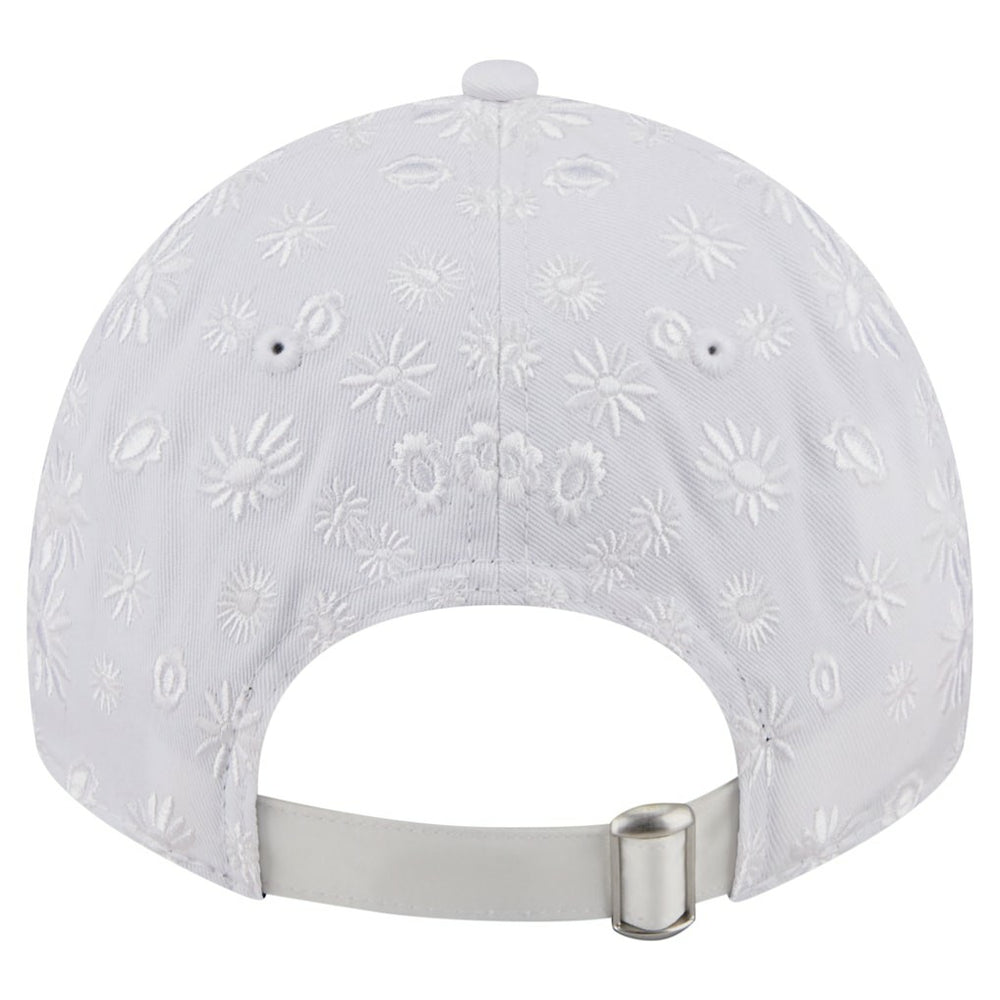 Dallas Cowboys New Era Women's Floral 9TWENTY Adjustable Hat White - NFL