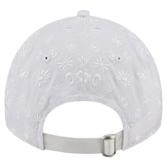Dallas Cowboys New Era Women's Floral 9TWENTY Adjustable Hat White - NFL