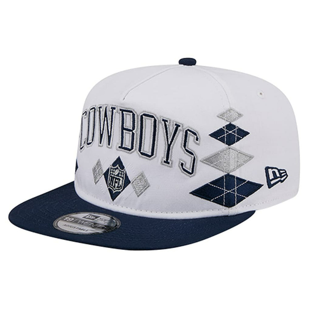 Dallas Cowboys New Era Argyle 19TWENTY Adjustable Hat White - NFL