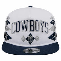 Dallas Cowboys New Era Argyle 19TWENTY Adjustable Hat White - NFL