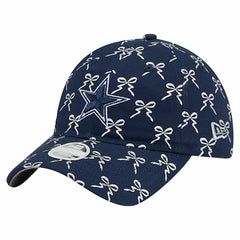 Dallas Cowboys New Era Women's Ribbon 9TWENTY Adjustable Hat Navy - NFL