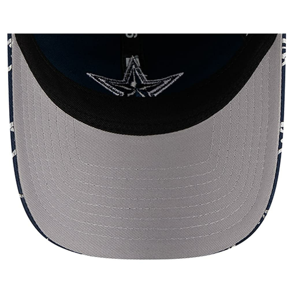 Dallas Cowboys New Era Women's Ribbon 9TWENTY Adjustable Hat Navy - NFL