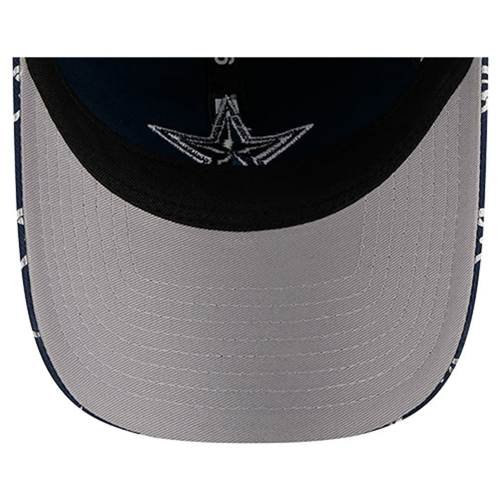 Dallas Cowboys New Era Women's Ribbon 9TWENTY Adjustable Hat Navy - NFL