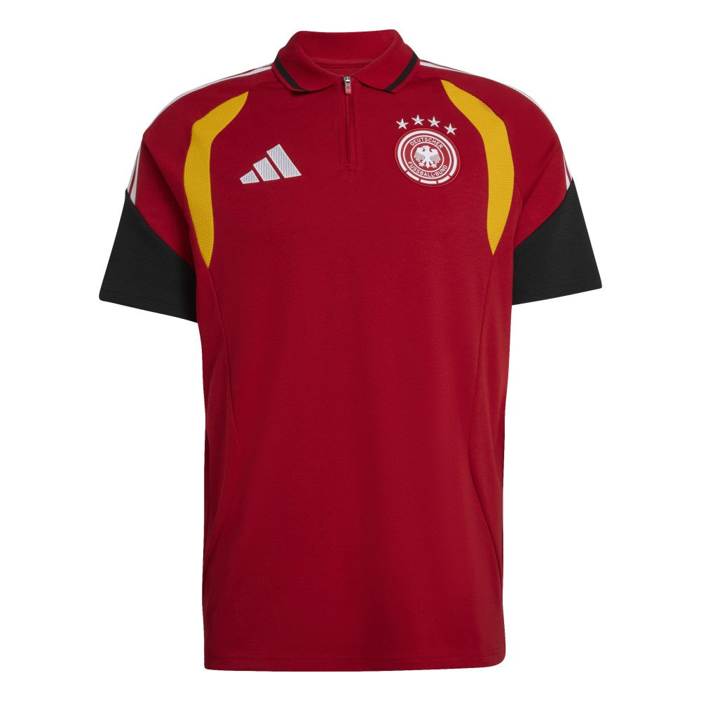 Adidas Germany National Team 2026 Tiro Training Polo - Red