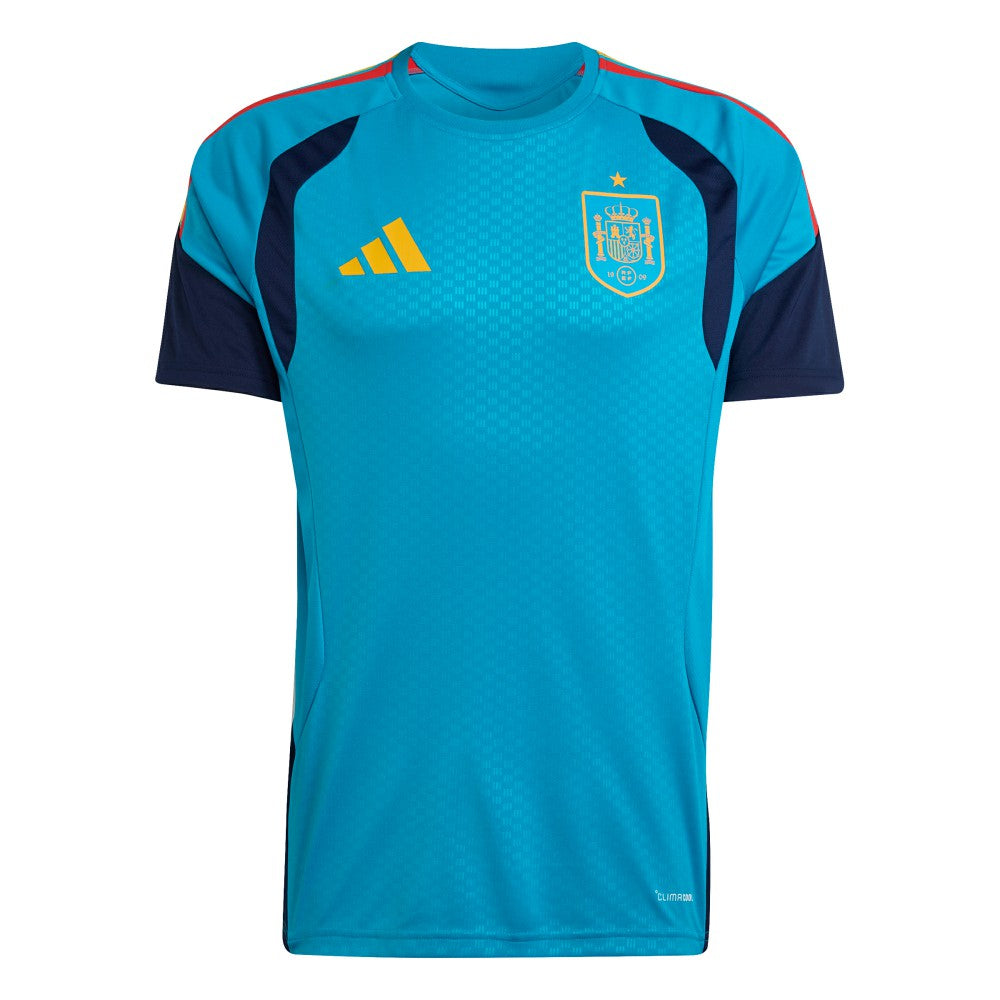 Adidas Spain National Team FIFA x World Cup 2026 Tiro Home Training Jerseys - Turquoise