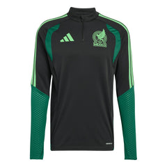 Adidas Mexico National Team FIFA x World Cup 2026 Tiro Quarter-Zip Training Top - Black