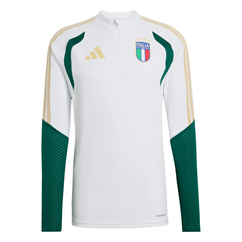 Adidas Italy National Team FIFA x World Cup 2026 Tiro Quarter-Zip Training Top - White