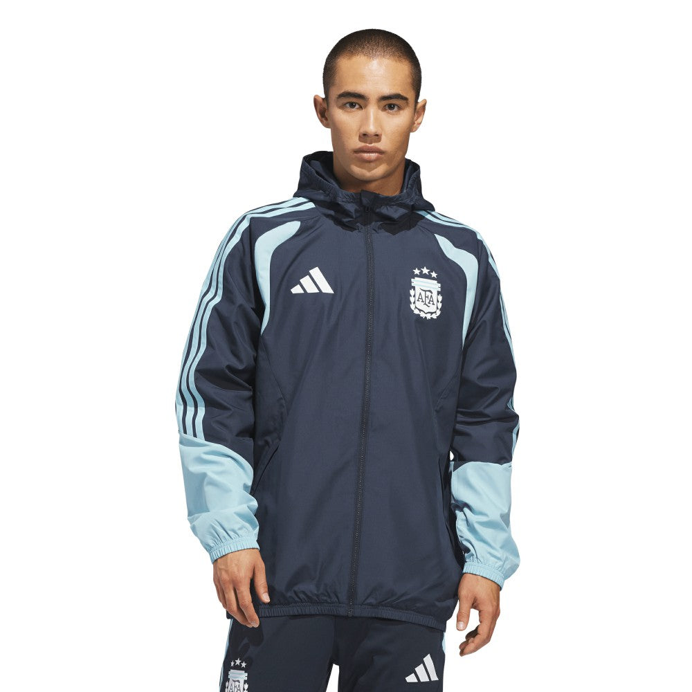 Adidas Argentina National Team FIFA x World Cup 2026 Tiro All Weather Full-Zip Jacket - Navy