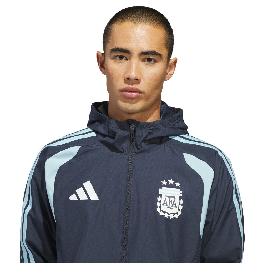 Adidas Argentina National Team FIFA x World Cup 2026 Tiro All Weather Full-Zip Jacket - Navy