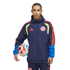 Adidas Colombia National Team FIFA x World Cup 2026 Tiro All Weather Full-Zip Jacket - Navy