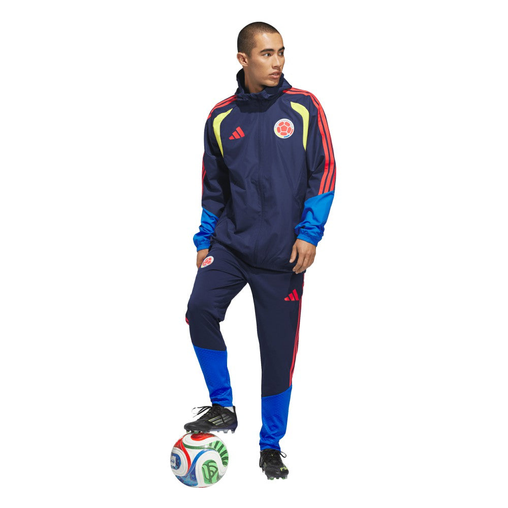 Adidas Colombia National Team FIFA x World Cup 2026 Tiro All Weather Full-Zip Jacket - Navy