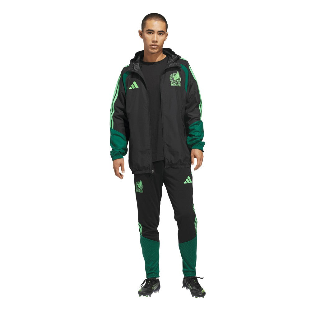 Adidas Mexico National Team FIFA x World Cup 2026 Tiro All Weather Full-Zip Jacket - Black