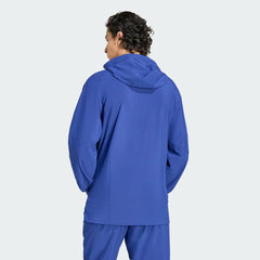 Adidas Italy National Team FIFA x World Cup 2026 Full-Zip Travel Windbreaker Jacket - Blue