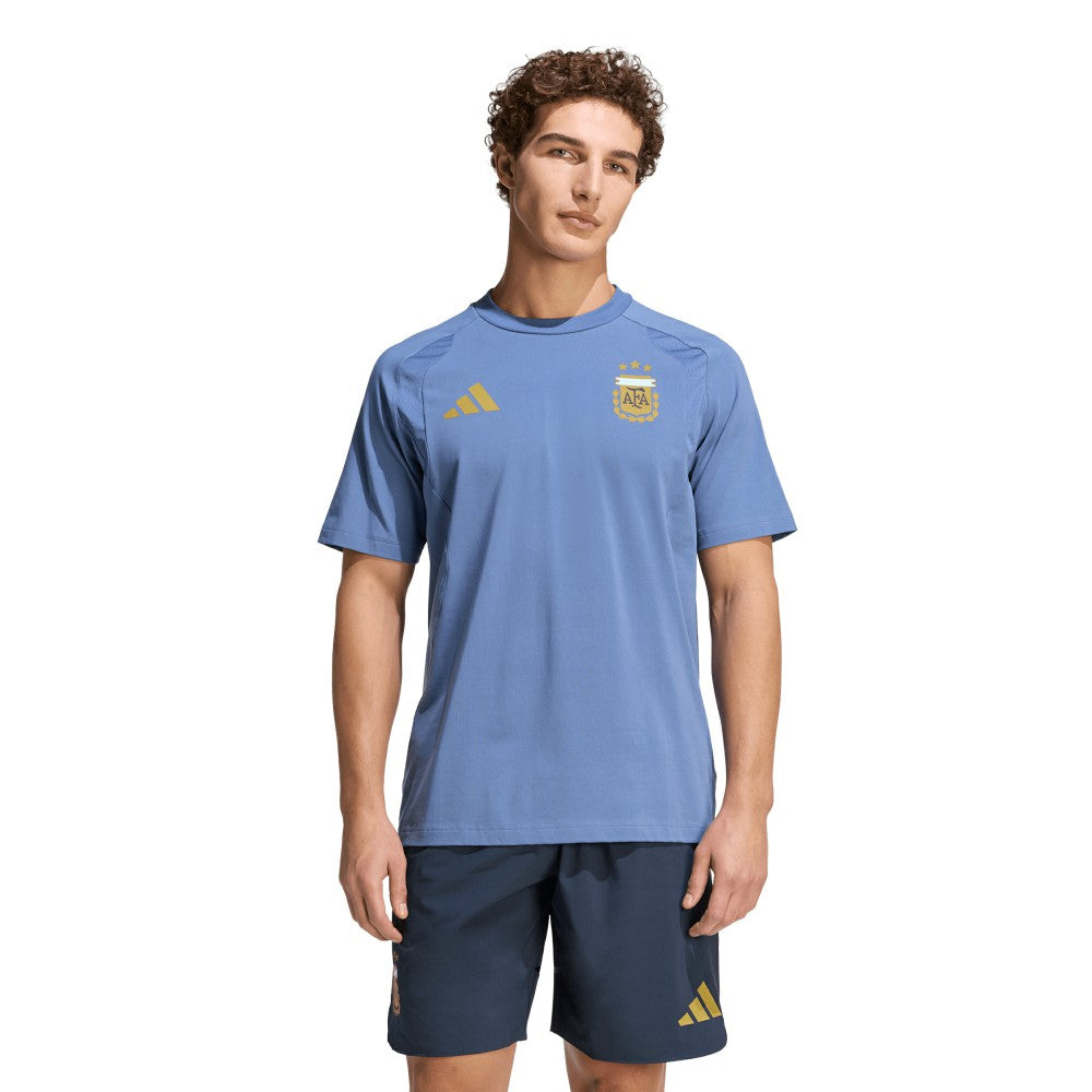 Adidas Argentina National Team FIFA x World Cup Tiro Travel T-Shirts - Blue
