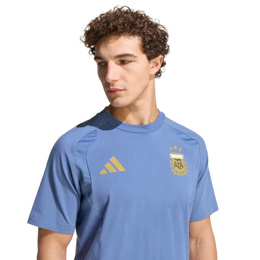 Adidas Argentina National Team FIFA x World Cup Tiro Travel T-Shirts - Blue