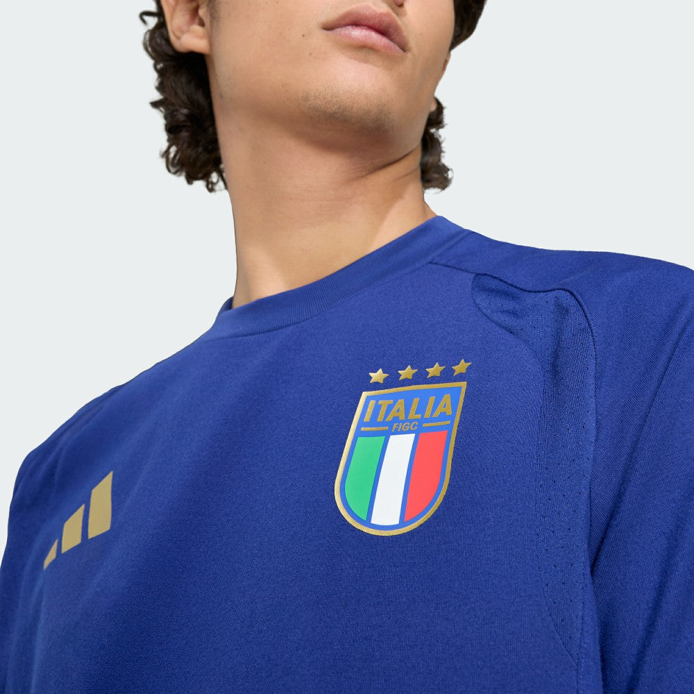 Adidas Italy National Team FIFA x World Cup Tiro Travel T-Shirts - Blue