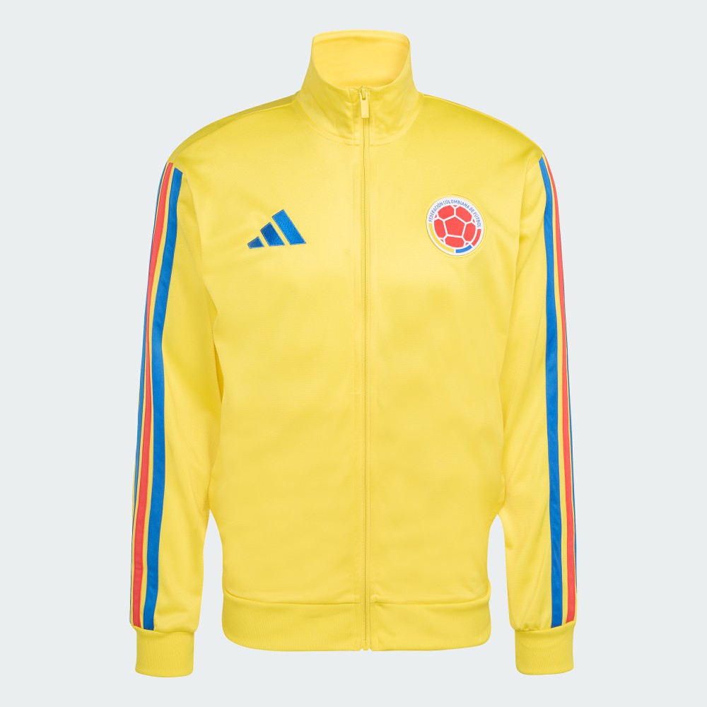 Adidas Colombia National Team FIFA x World Cup Alphaskin Full-Zip Track Top - Yellow