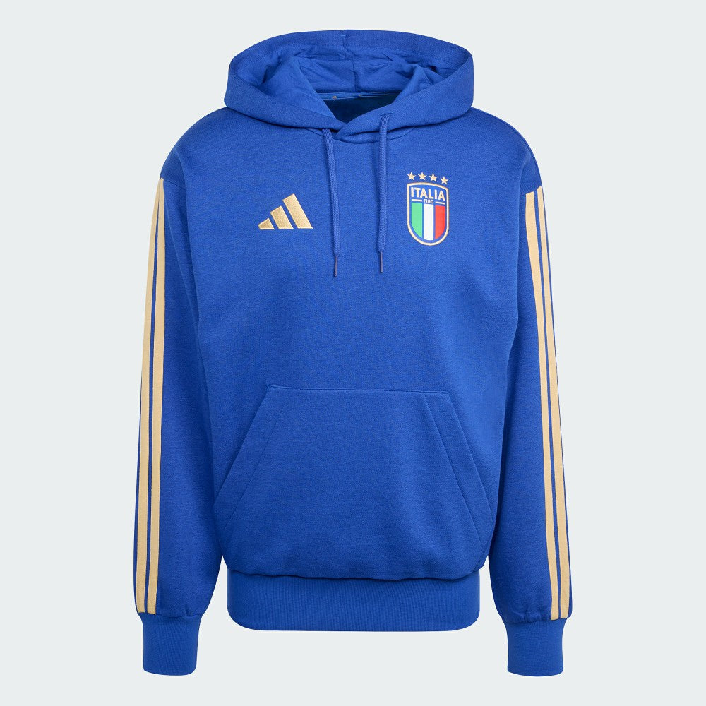 Adidas Italy National Team FIFA x World Cup Alphaskin Fleece Hoodie - Blue