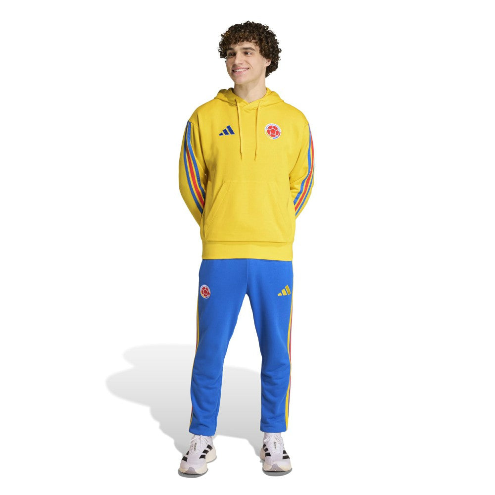 Adidas Colombia National Team FIFA x World Cup Alphaskin Fleece Hoodie - Yellow