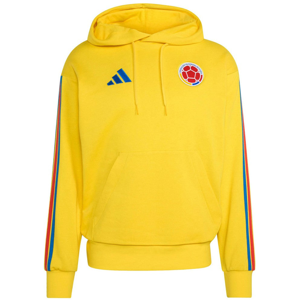 Adidas Colombia National Team FIFA x World Cup Alphaskin Fleece Hoodie - Yellow