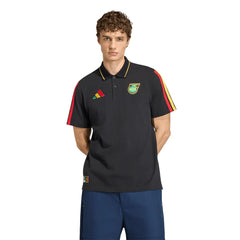Adidas Jamaica National Team Alphaskin Polo - Black