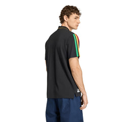 Adidas Jamaica National Team Alphaskin Polo - Black