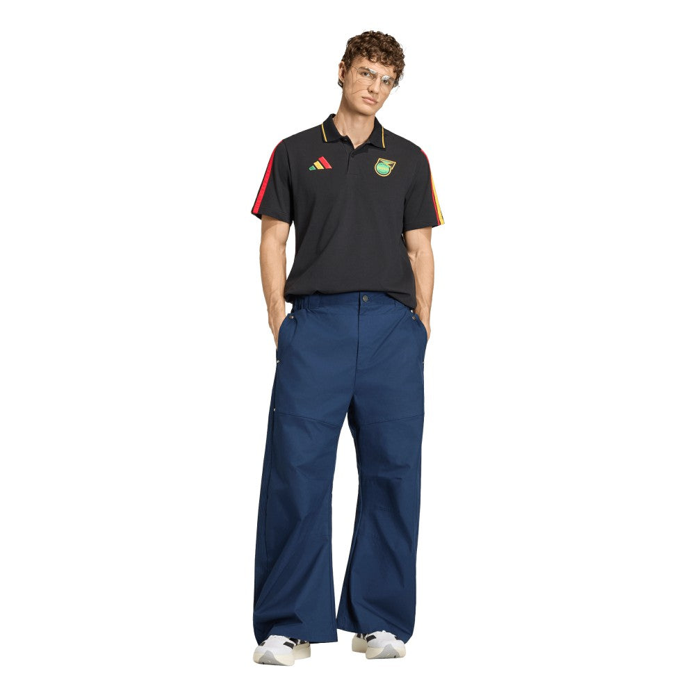 Adidas Jamaica National Team Alphaskin Polo - Black