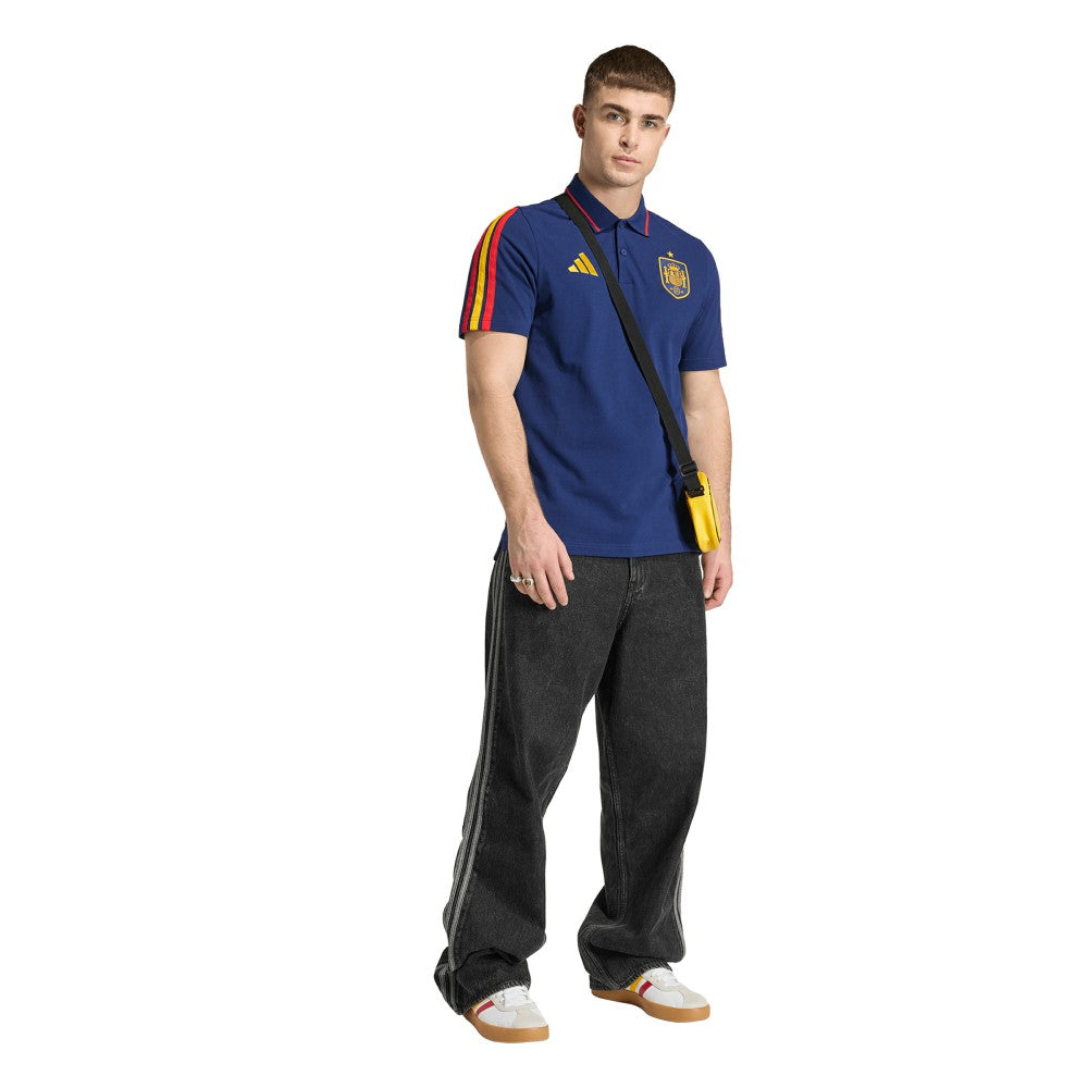 Adidas Spain National Team FIFA x World Cup Alphaskin Polo - Navy