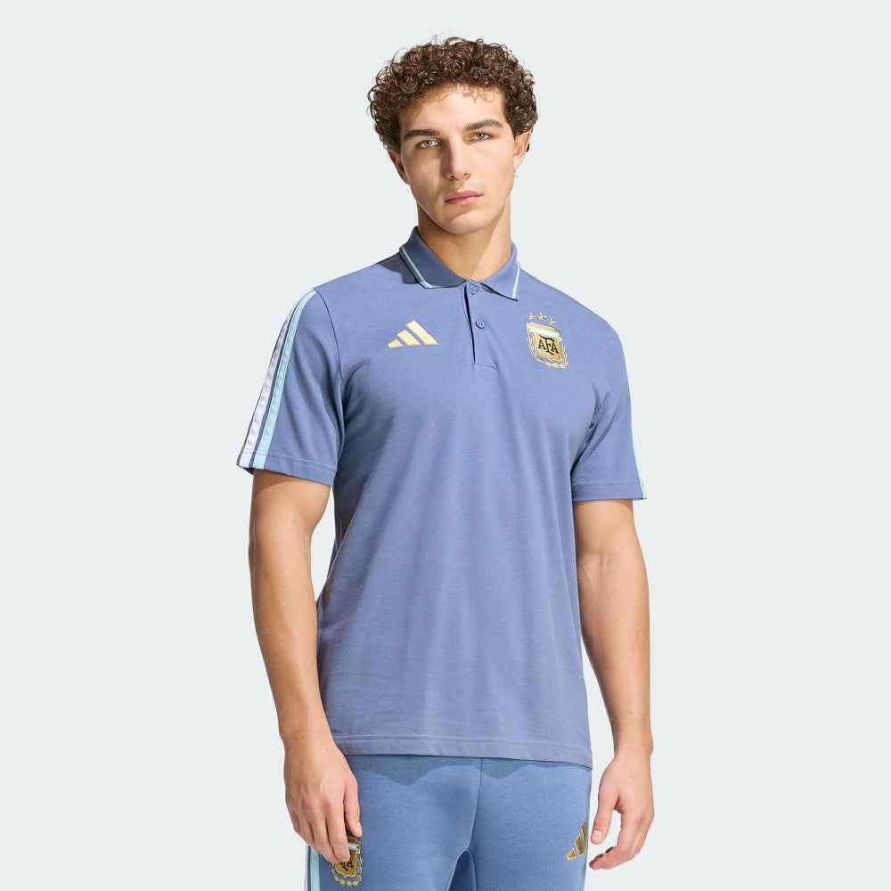Adidas Argentina National Team FIFA x World Cup Alphaskin Polo - Blue