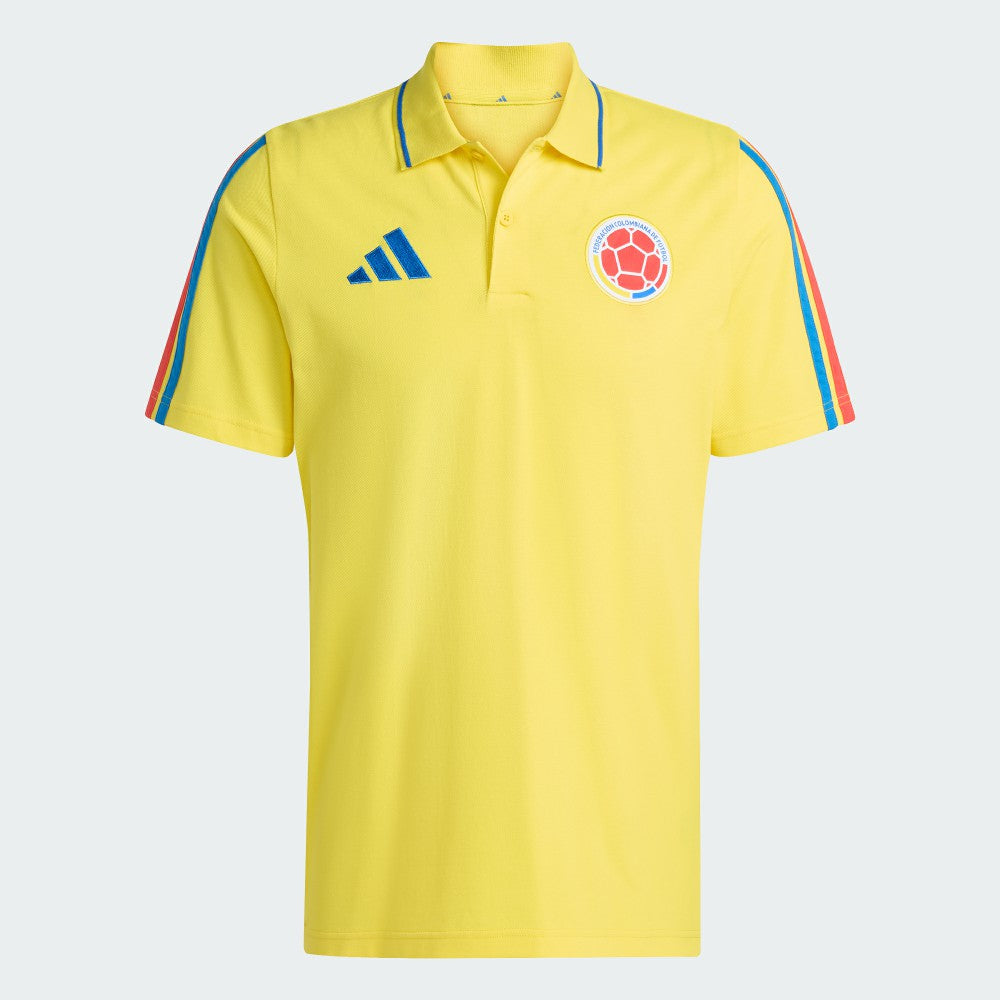 Adidas Colombia National Team FIFA x World Cup Alphaskin Polo - Yellow