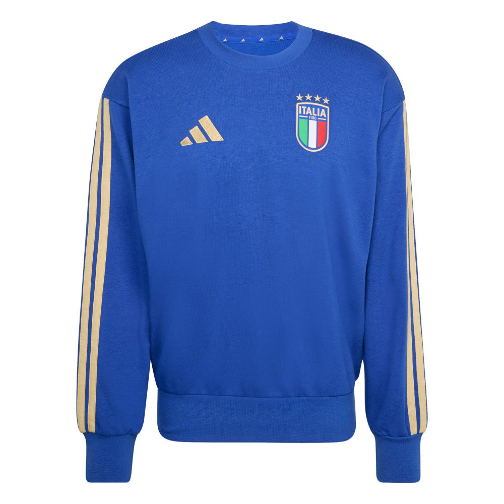 Adidas Italy National Team FIFA x World Cup Alphaskin Crewneck Sweatshirt - Blue