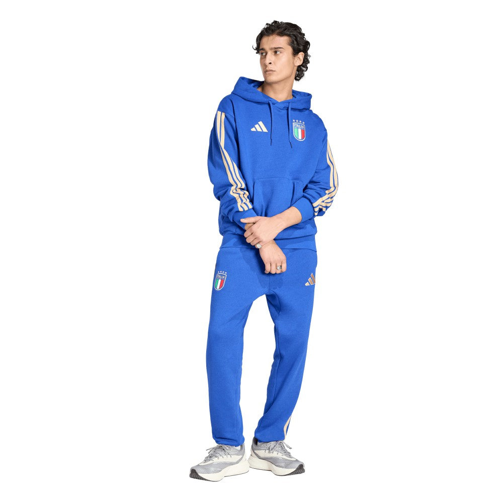 Adidas Italy National Team Alphaskin Fleece Pants - Blue