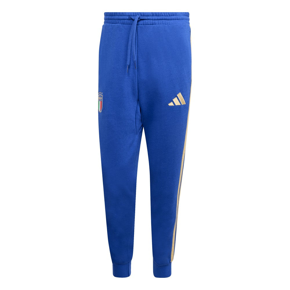 Adidas Italy National Team Alphaskin Fleece Pants - Blue